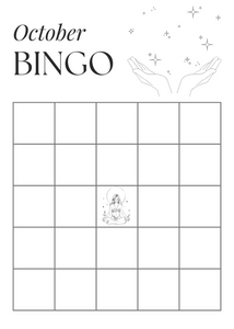 2025 Vision Board Bingo Cards