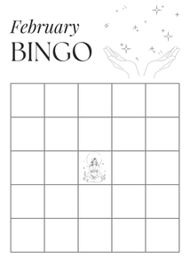 2025 Vision Board Bingo Cards