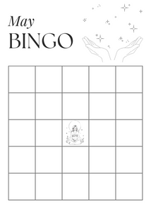 2025 Vision Board Bingo Cards